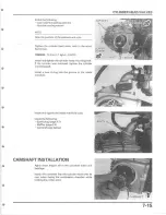 Предварительный просмотр 87 страницы Honda 2000 XR50R Service Manual