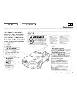 Предварительный просмотр 54 страницы Honda 2001 Accord Coupe Owner'S Manual