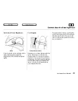 Предварительный просмотр 69 страницы Honda 2001 Accord Coupe Owner'S Manual