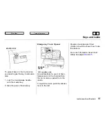 Предварительный просмотр 87 страницы Honda 2001 Accord Coupe Owner'S Manual