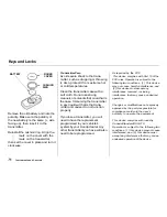 Предварительный просмотр 78 страницы Honda 2001 CR-V Owner'S Manual