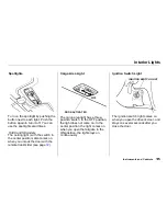 Предварительный просмотр 99 страницы Honda 2001 CR-V Owner'S Manual