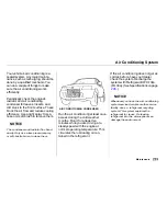 Предварительный просмотр 237 страницы Honda 2001 CR-V Owner'S Manual