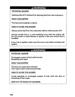 Preview for 155 page of Honda 2001 FOURTRAX 350 ES Owner'S Manual