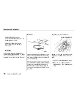 Предварительный просмотр 89 страницы Honda 2001 Integra Hatchback Owner'S Manual