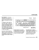 Предварительный просмотр 108 страницы Honda 2001 Integra Hatchback Owner'S Manual