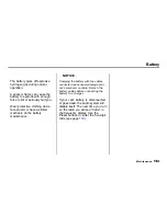 Предварительный просмотр 196 страницы Honda 2001 Integra Hatchback Owner'S Manual