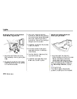 Предварительный просмотр 215 страницы Honda 2001 Integra Hatchback Owner'S Manual