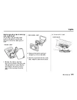 Предварительный просмотр 218 страницы Honda 2001 Integra Hatchback Owner'S Manual