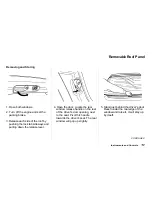 Предварительный просмотр 80 страницы Honda 2001 NSX Owner'S Manual