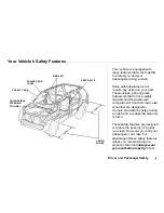 Предварительный просмотр 9 страницы Honda 2001 Passport Owner'S Manual