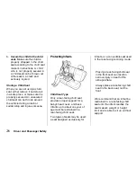 Предварительный просмотр 30 страницы Honda 2001 Passport Owner'S Manual