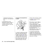 Предварительный просмотр 38 страницы Honda 2001 Passport Owner'S Manual