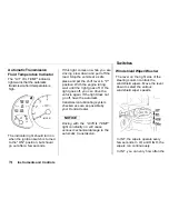 Предварительный просмотр 74 страницы Honda 2001 Passport Owner'S Manual