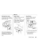 Предварительный просмотр 109 страницы Honda 2001 Passport Owner'S Manual