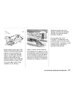 Предварительный просмотр 141 страницы Honda 2001 Passport Owner'S Manual