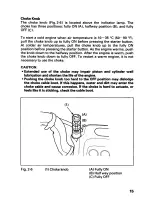 Предварительный просмотр 19 страницы Honda 2001 TRX 250 Fourtrax Recon Owner'S Manual