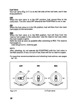 Предварительный просмотр 30 страницы Honda 2001 TRX 250 Fourtrax Recon Owner'S Manual