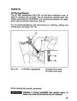 Предварительный просмотр 31 страницы Honda 2001 TRX 250 Fourtrax Recon Owner'S Manual