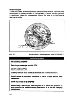 Предварительный просмотр 48 страницы Honda 2001 TRX 250 Fourtrax Recon Owner'S Manual