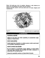 Предварительный просмотр 57 страницы Honda 2001 TRX 250 Fourtrax Recon Owner'S Manual