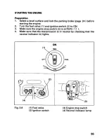 Предварительный просмотр 59 страницы Honda 2001 TRX 250 Fourtrax Recon Owner'S Manual