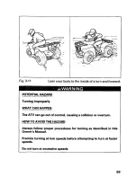 Предварительный просмотр 67 страницы Honda 2001 TRX 250 Fourtrax Recon Owner'S Manual