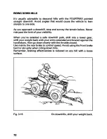 Предварительный просмотр 76 страницы Honda 2001 TRX 250 Fourtrax Recon Owner'S Manual