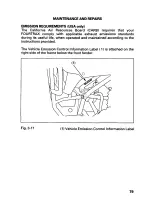 Предварительный просмотр 83 страницы Honda 2001 TRX 250 Fourtrax Recon Owner'S Manual