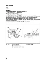 Предварительный просмотр 88 страницы Honda 2001 TRX 250 Fourtrax Recon Owner'S Manual