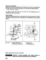 Предварительный просмотр 108 страницы Honda 2001 TRX 250 Fourtrax Recon Owner'S Manual