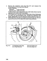 Предварительный просмотр 114 страницы Honda 2001 TRX 250 Fourtrax Recon Owner'S Manual