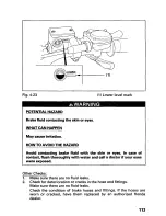 Предварительный просмотр 117 страницы Honda 2001 TRX 250 Fourtrax Recon Owner'S Manual