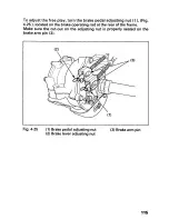 Предварительный просмотр 119 страницы Honda 2001 TRX 250 Fourtrax Recon Owner'S Manual