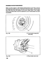 Предварительный просмотр 122 страницы Honda 2001 TRX 250 Fourtrax Recon Owner'S Manual