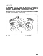 Предварительный просмотр 129 страницы Honda 2001 TRX 250 Fourtrax Recon Owner'S Manual