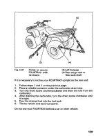 Предварительный просмотр 133 страницы Honda 2001 TRX 250 Fourtrax Recon Owner'S Manual