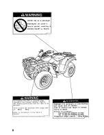 Предварительный просмотр 14 страницы Honda 2001 TRX 350FE Fourtrax 350 4x4 ES Owner'S Manual