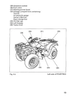 Предварительный просмотр 19 страницы Honda 2001 TRX 350FE Fourtrax 350 4x4 ES Owner'S Manual