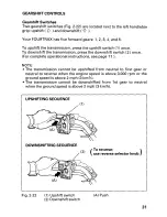 Предварительный просмотр 37 страницы Honda 2001 TRX 350FE Fourtrax 350 4x4 ES Owner'S Manual