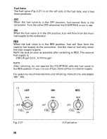 Предварительный просмотр 42 страницы Honda 2001 TRX 350FE Fourtrax 350 4x4 ES Owner'S Manual