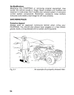 Предварительный просмотр 60 страницы Honda 2001 TRX 350FE Fourtrax 350 4x4 ES Owner'S Manual