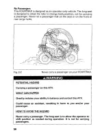 Предварительный просмотр 62 страницы Honda 2001 TRX 350FE Fourtrax 350 4x4 ES Owner'S Manual