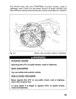 Предварительный просмотр 65 страницы Honda 2001 TRX 350FE Fourtrax 350 4x4 ES Owner'S Manual