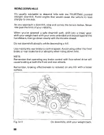 Предварительный просмотр 94 страницы Honda 2001 TRX 350FE Fourtrax 350 4x4 ES Owner'S Manual