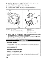 Предварительный просмотр 112 страницы Honda 2001 TRX 350FE Fourtrax 350 4x4 ES Owner'S Manual