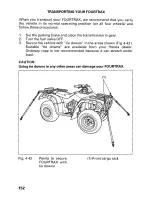 Предварительный просмотр 158 страницы Honda 2001 TRX 350FE Fourtrax 350 4x4 ES Owner'S Manual