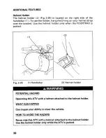 Предварительный просмотр 42 страницы Honda 2001 TRX 450ES Fourtrax Foreman Owner'S Manual