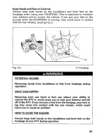 Предварительный просмотр 65 страницы Honda 2001 TRX 450ES Fourtrax Foreman Owner'S Manual