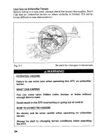 Предварительный просмотр 68 страницы Honda 2001 TRX 450ES Fourtrax Foreman Owner'S Manual